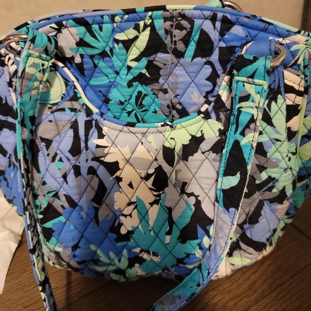 Vera Bradley Blue Floral Tote and Wallet